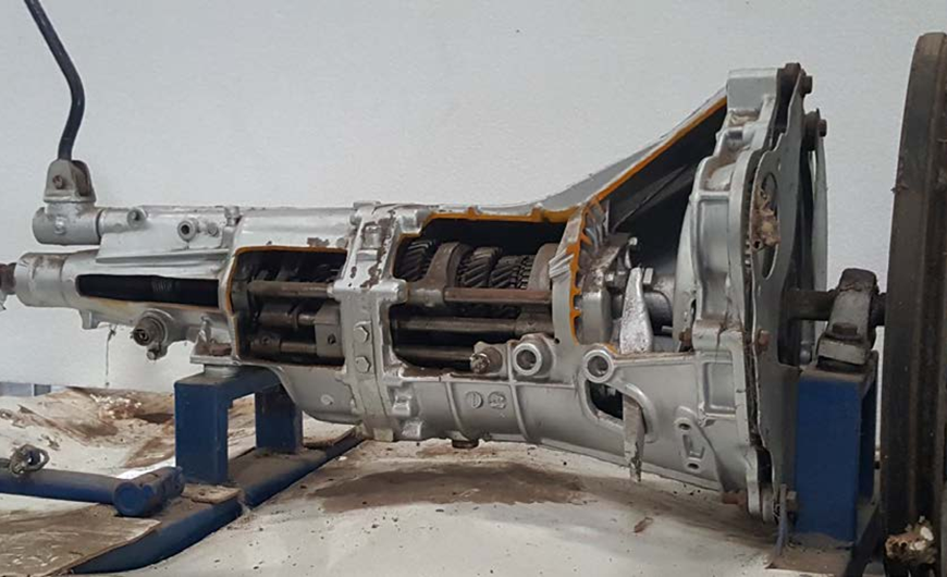 Sectioned Engine